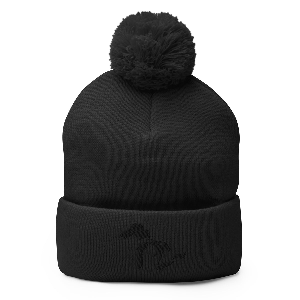 Great Lakes Pom-Pom Beanie  | Choose Embroidery Color