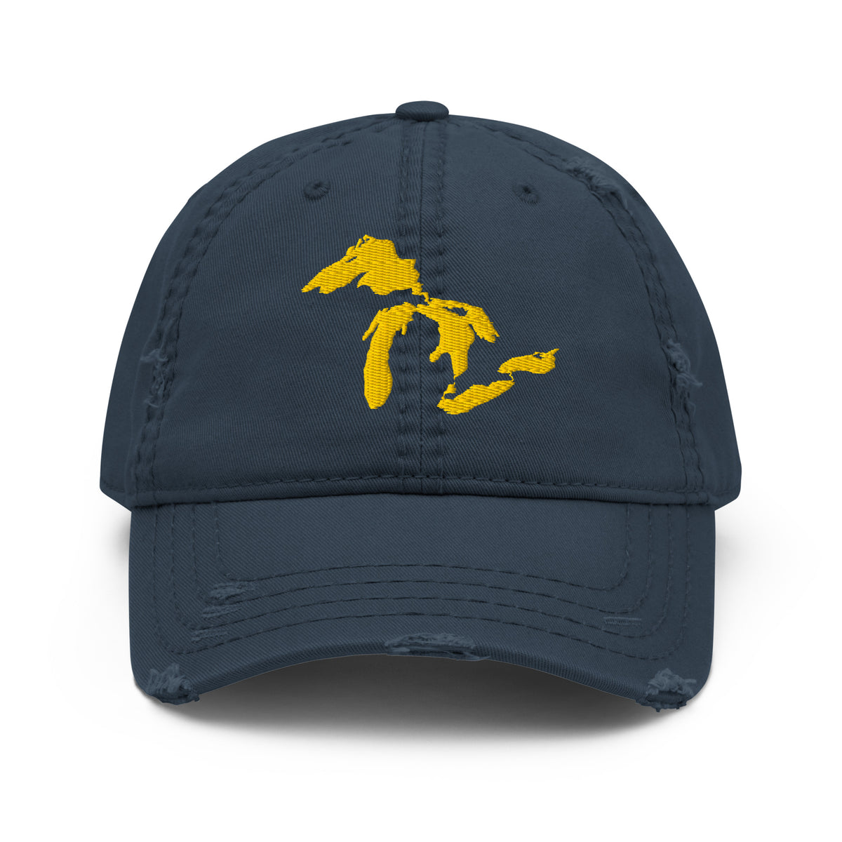 Great Lakes Distressed Dad Hat | Choose Your Color