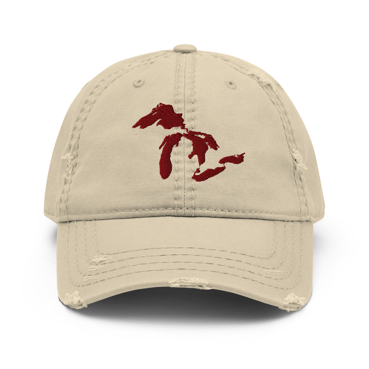 Great Lakes Distressed Dad Hat | Choose Your Color