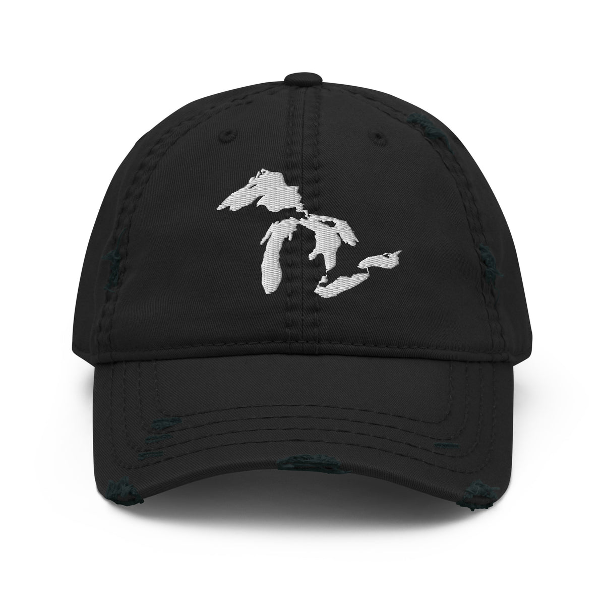 Great Lakes Distressed Dad Hat | Choose Your Color