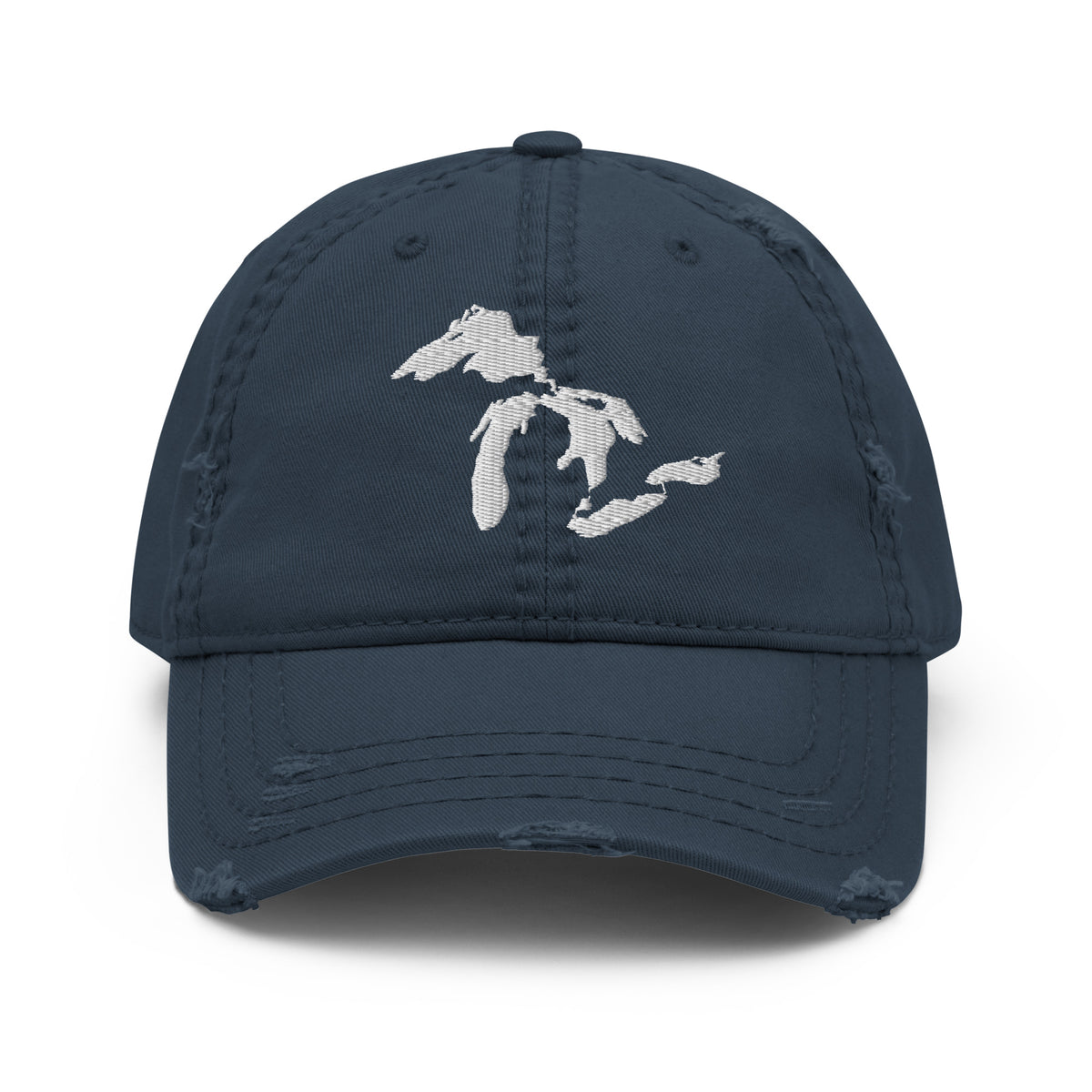 Great Lakes Distressed Dad Hat | Choose Your Color