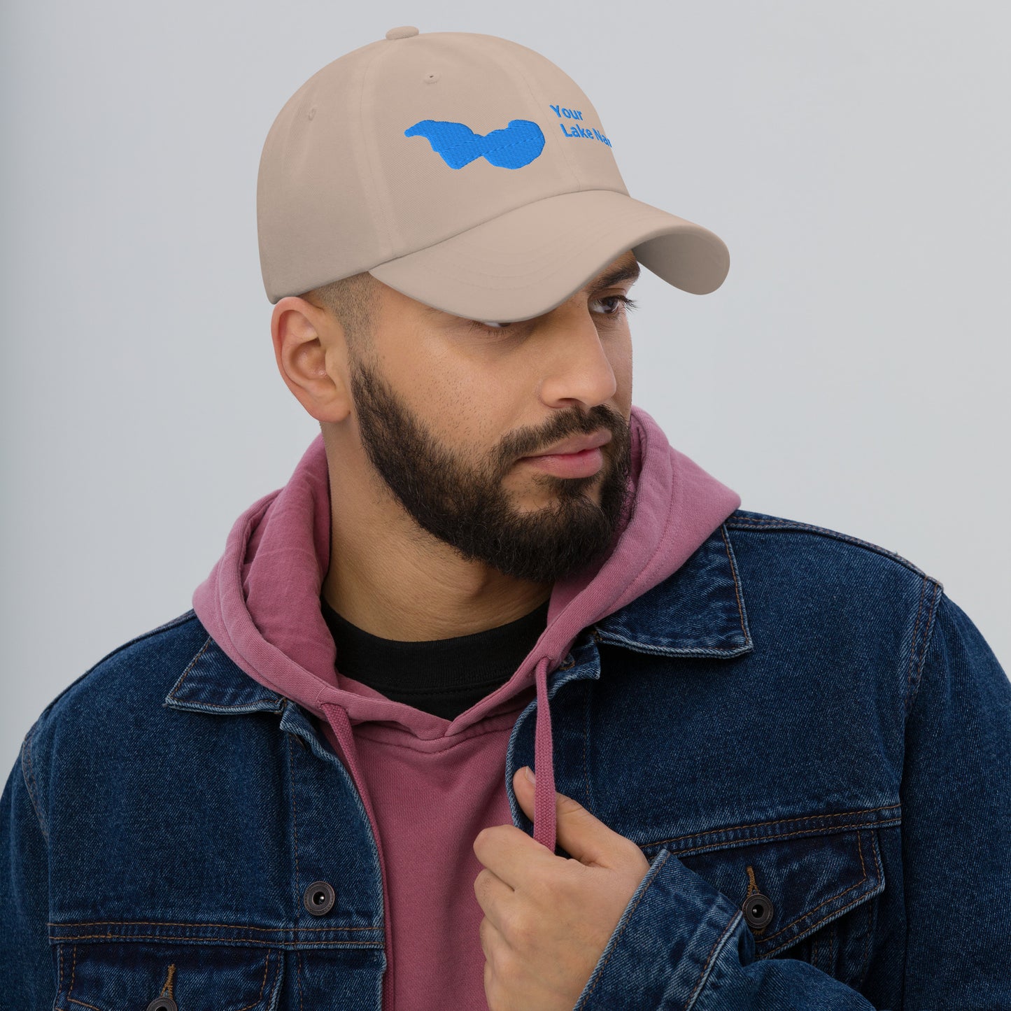 Custom Lake Embroidered Baseball Hat - | Wear Your Lake